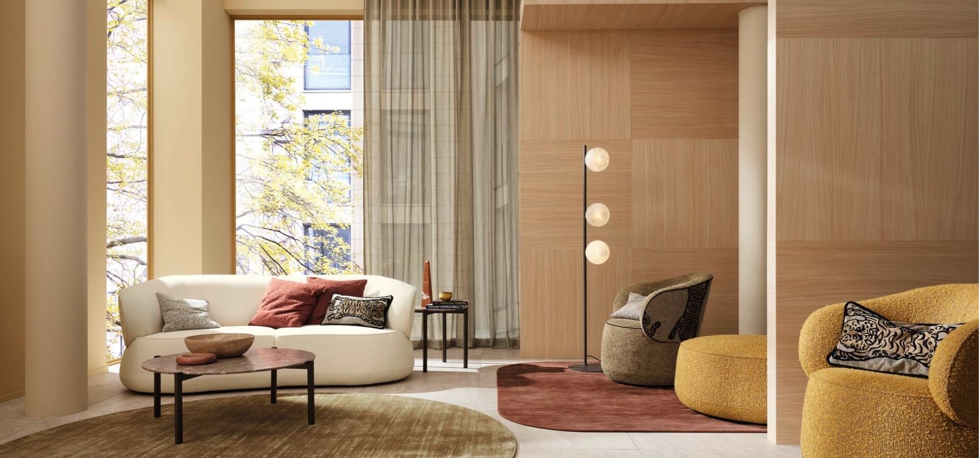 Interior dressed by Belbol Ameublement