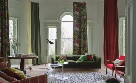 Tapestry Flower Prints & Panels by Designers Guild