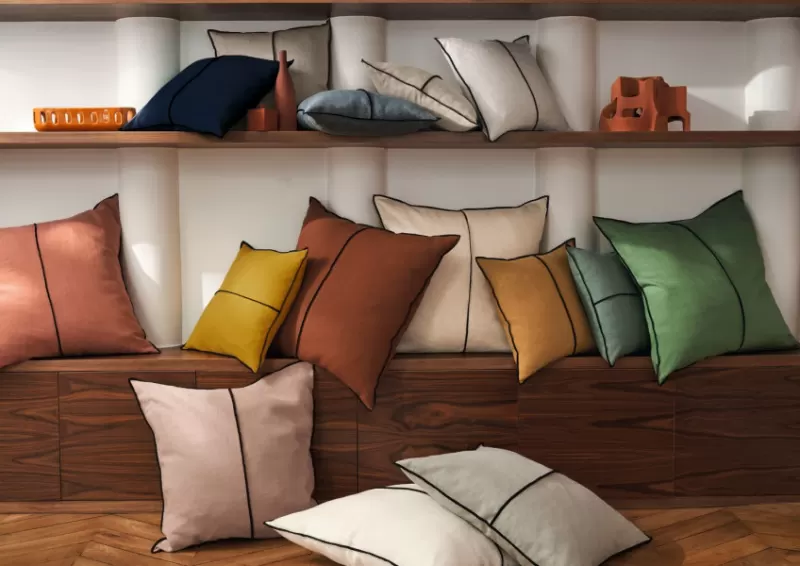 Casamance Cushions in an interior