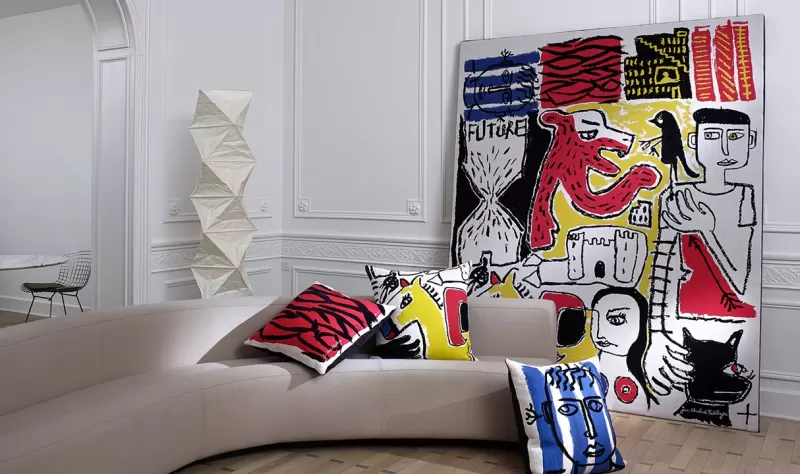 Jules Pansu in an interior