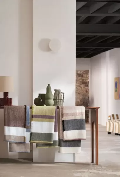 Casamance Throws in an interior